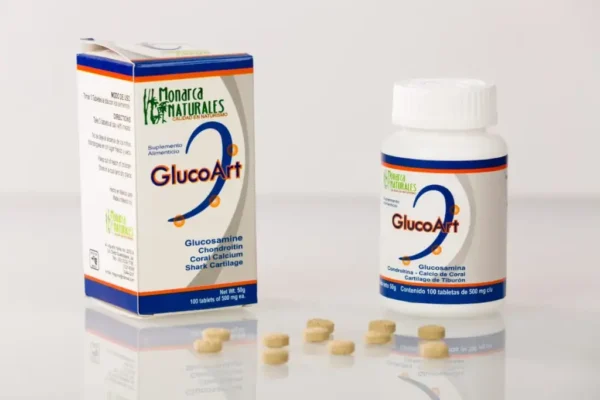 GLUCO ART  100 TABS. DE 500 MG. C/U